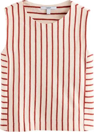 Next Tanktop Gestreiftes Frottee-Tanktop aus 100 %