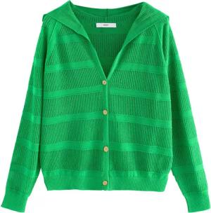 Next Strickjacke Leichte Kapuzen-Strickjacke mit Meshmuster