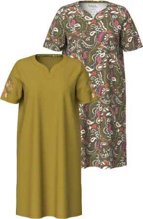 Ulla Popken Bigshirt Bigshirts 2er-Pack Paisley