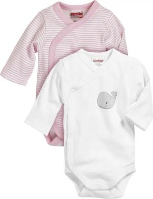 Schnizler Kurzarmwickelbody Wickel-Body 1/1-Arm 2er Pack