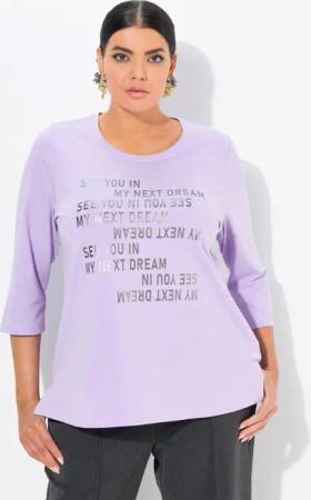 Ulla Popken T-Shirt Shirt Schriftmotiv Classic