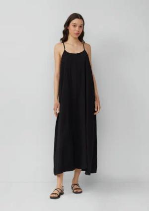QS Maxikleid Maxikleid aus Viskosemix Waschung