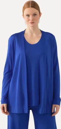 Ulla Popken Sommerjacke Slinkyjacke offene Form