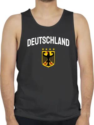 Shirtracer Tanktop Deutschland Wappen mit Bundesadler,