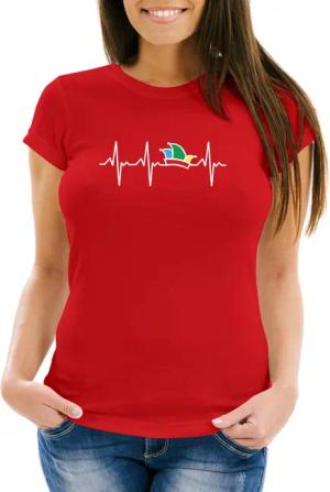 MoonWorks Print-Shirt Damen T-Shirt Fasching Karneval