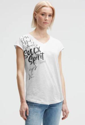 SOCCX T-Shirt SOCCX T-Shirt mit V-Neck