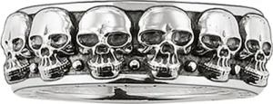 THOMAS SABO Silberring Silber- Totenköpfe