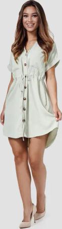 Rayshyne Sommerkleid RS28 (Leichtes Hemdblusenkleid mit