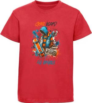 MyDesign24 T-Shirt Kinder Print Shirt Skateboard