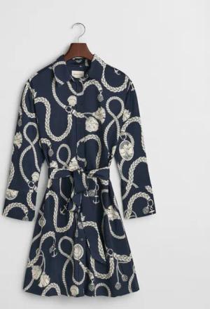 Gant Maxikleid REL SAILING PRINT SHIRT