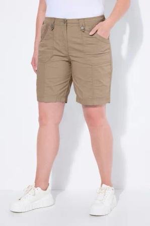 Ulla Popken Funktionshose Cargo-Bermuda Komfortbund 4-Pocket-Schnitt