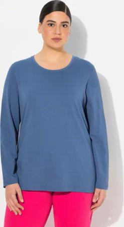 Ulla Popken T-Shirt Shirt Slim Rundhalsausschnitt