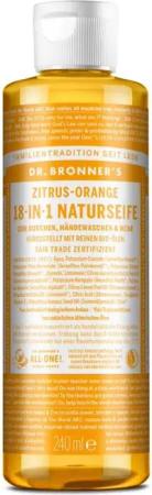 Dr. Bronners Flüssigseife Zitrus-Orange - 18in1