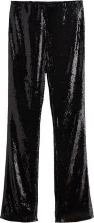 Next Anzughose Paillettenhose mit schmalem Bein