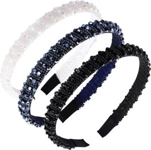 LuxusKollektion Haarreif 3er Set Haarreif Damen