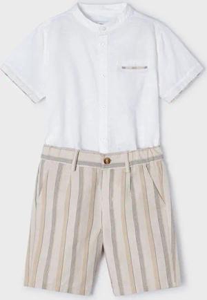 Mayoral Leinenhose Jungen Set 2-teilig Leinen-Bermudas
