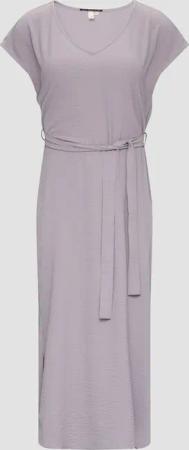 QS Minikleid Midikleid mit V-Ausschnitt im