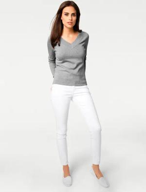 heine Strickpullover V-Pullover