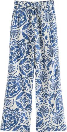 Next Palazzohose Weite Hose zum Binden