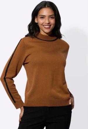 Sieh an! Strickpullover Stehkragenpullover