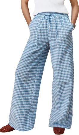 Next Palazzohose Strukturierte Hose mit weitem