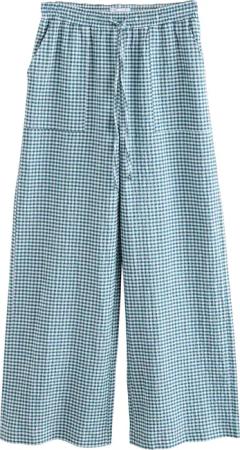 Next Palazzohose Strukturierte Hose mit weitem