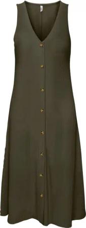 ONLY Midikleid ONLNELLA (1-tlg) Plain/ohne Details