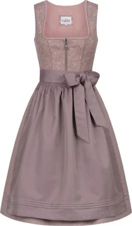 Nübler Trachtenkleid Mididirndl Gerlis in Mauve