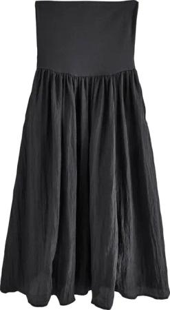 Next Midikleid Bandeau-Midikleid aus Jersey-Mischgewebe (1-tlg)