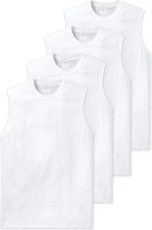 Schiesser Unterhemd Essentials (Mehrpack, 4-St) Muskelshirt