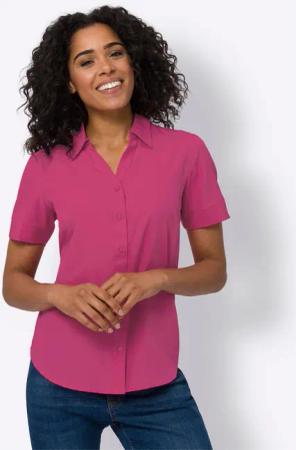 Sieh an! Klassische Bluse Hemdbluse