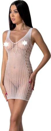 Passion Netzkleid Netzkleid in weiß Minikleid