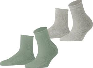 Esprit Kurzsocken Fine Mesh 2-Pack (2-Paar)