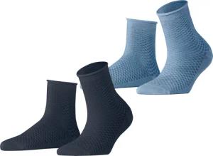 Esprit Kurzsocken Fine Mesh 2-Pack (2-Paar)