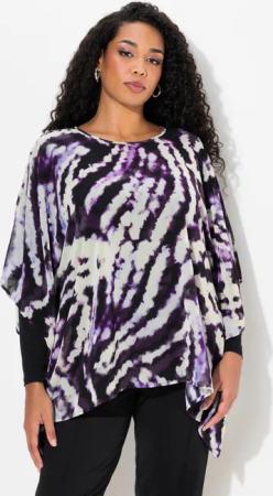 Ulla Popken Tunika Tunika doppellagig Oversized
