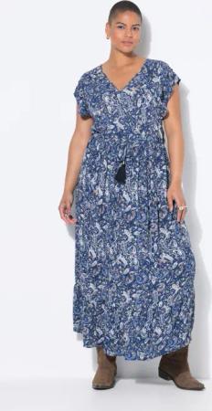 Studio Untold Maxikleid Maxikleid Bindeband Paisleyprint