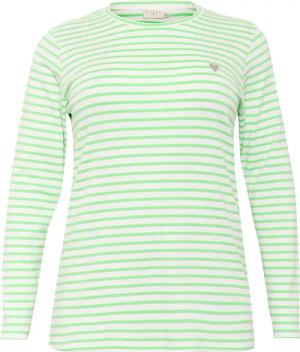 KAFFE Curve Langarmbluse Langarm-Shirt KClia Große