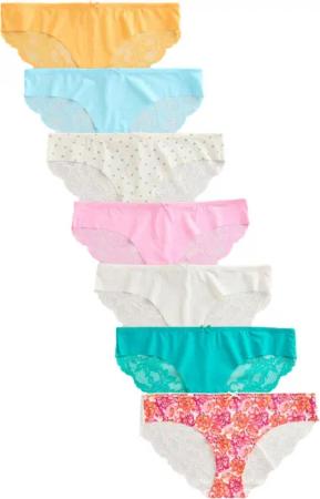 Next Brasilslip Nahtlose Slips mit Spitzeim