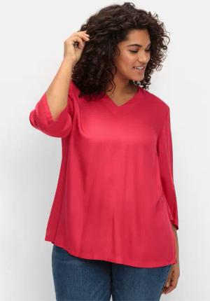Sheego Klassische Bluse Tunika