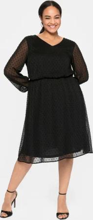 Sheego Etuikleid Chiffonkleid
