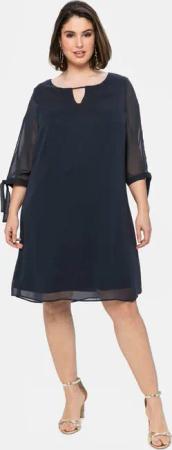 Sheego Etuikleid Chiffonkleid