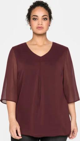 Sheego Klassische Bluse Tunika