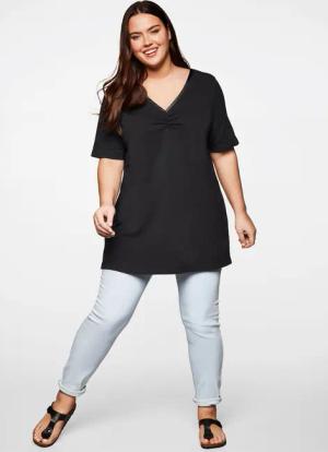 Sheego T-Shirt Longshirt