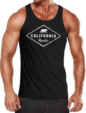 Neverless Tanktop Herren Tank-Top California Republic
