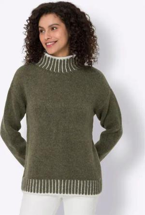 heine Strickpullover Stehkragenpullover