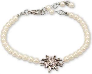 Alpenflüstern Armband Armband Damen - STRASS-EDELWEISS