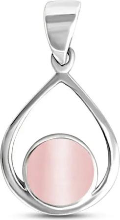 ALEXANDER YORK Kettenanhänger MUSCHELPERLMUTT rosa, 925