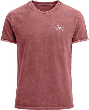 Neverless Print-Shirt Herren T-Shirt mit Palmen