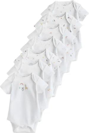 Next Kurzarmbody Kurzärmelige Babybodys 5er-Pack 7