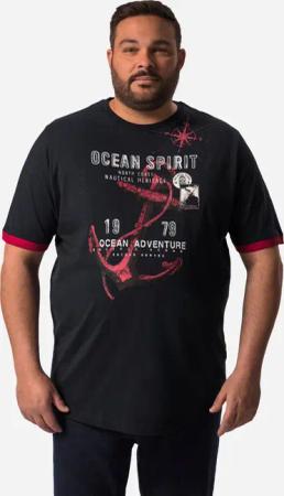 Men Plus T-Shirt Men+ T-Shirt Halbarm